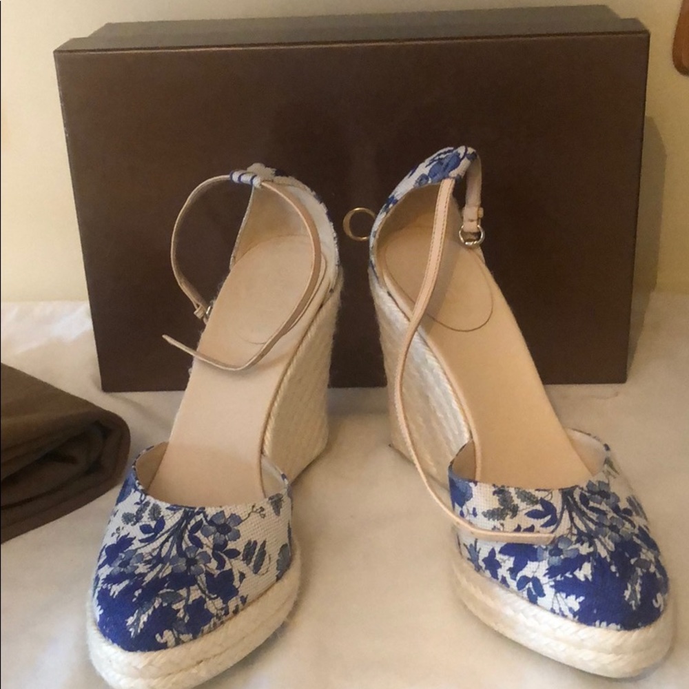 Gucci Indigo Wedges size 8.5
